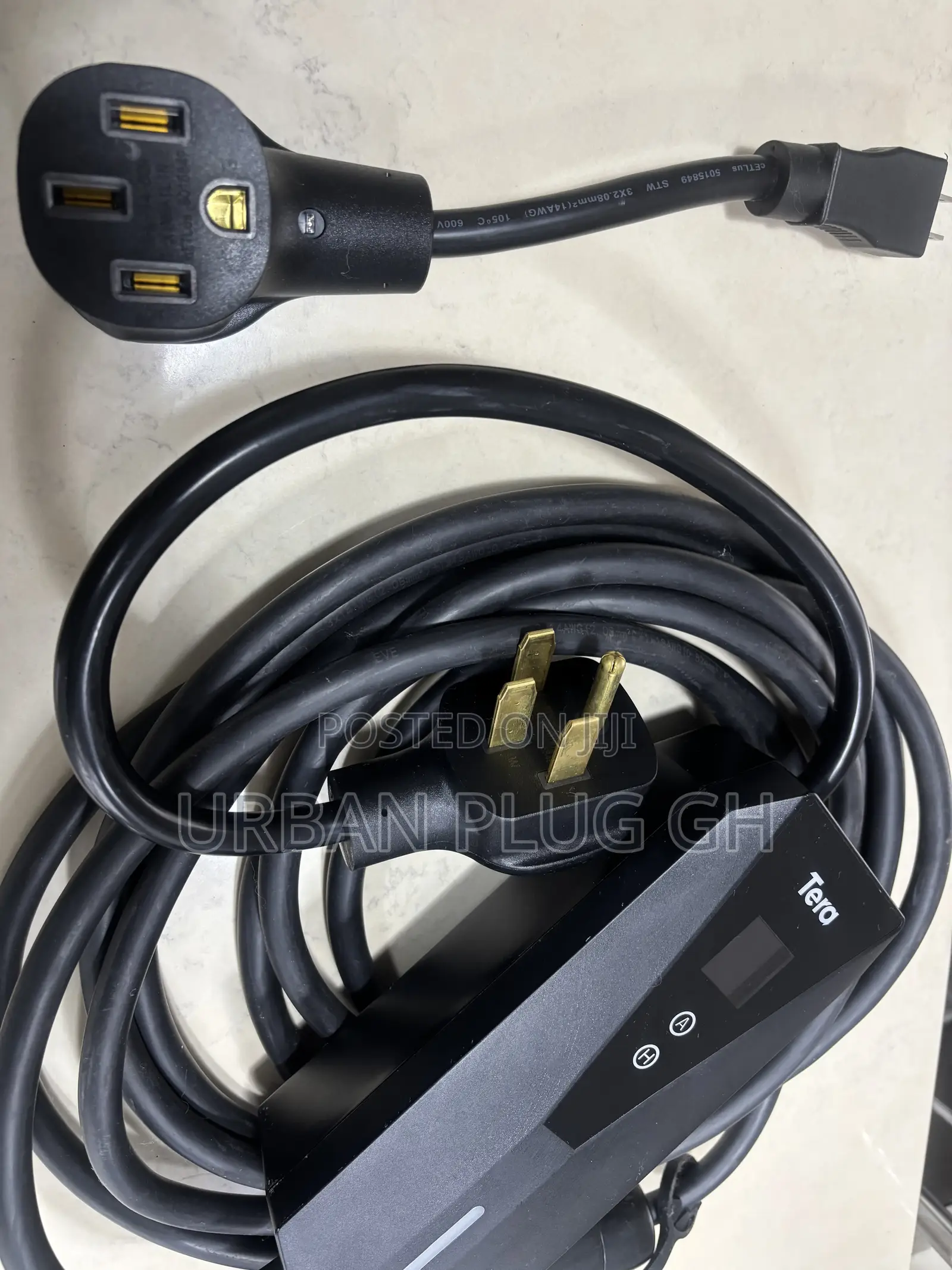 16a 240v Level 1 2 Black Portable Ev Charger P02 for Sae J1772