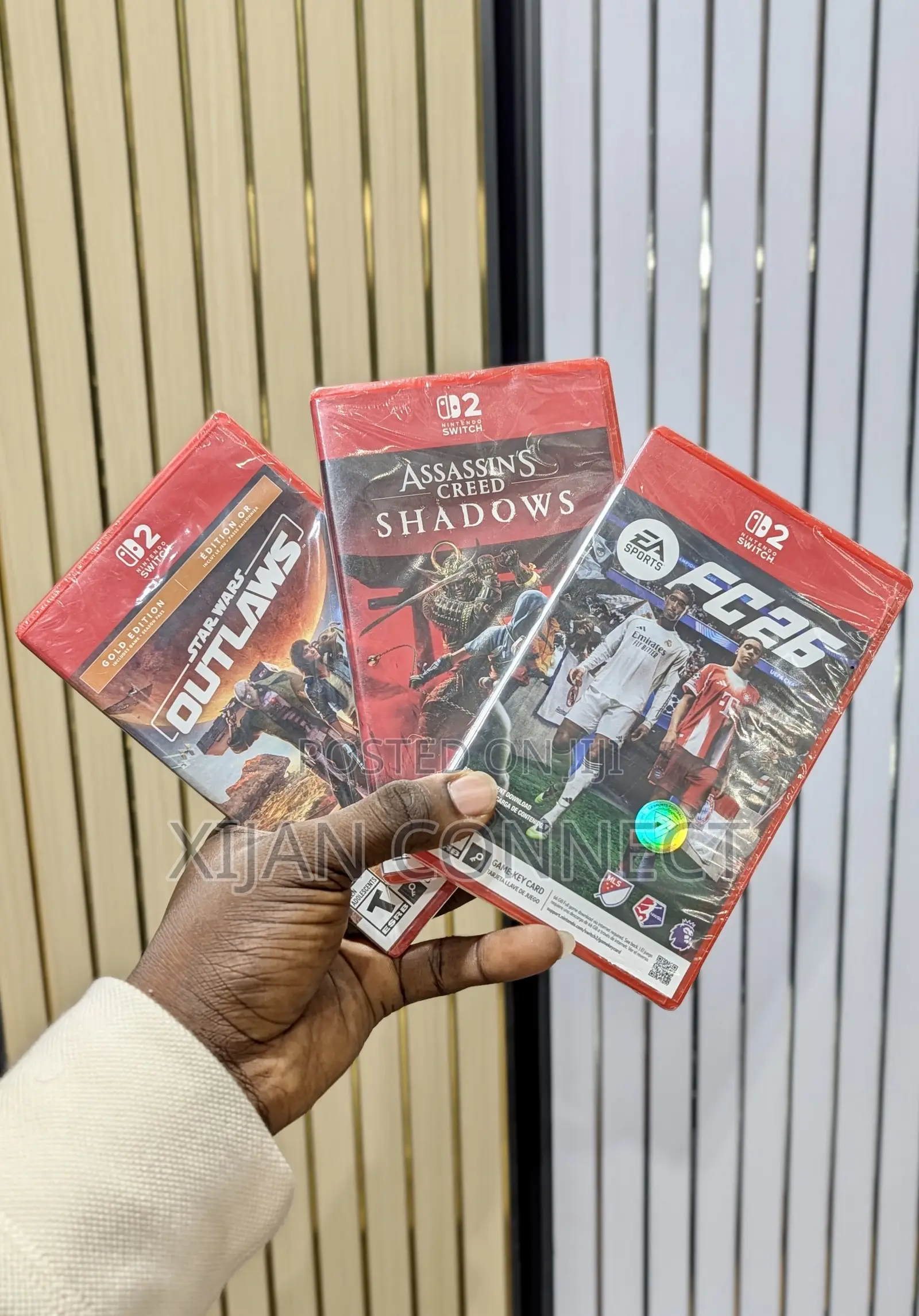Ea Fc 26 + Assassin's Creed + Star Wars Outlaw for Nintendo Switch 2