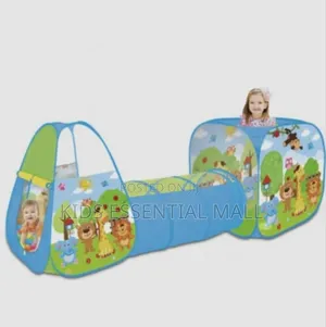 3 in 1 Play Tunnel Tent Set Kids