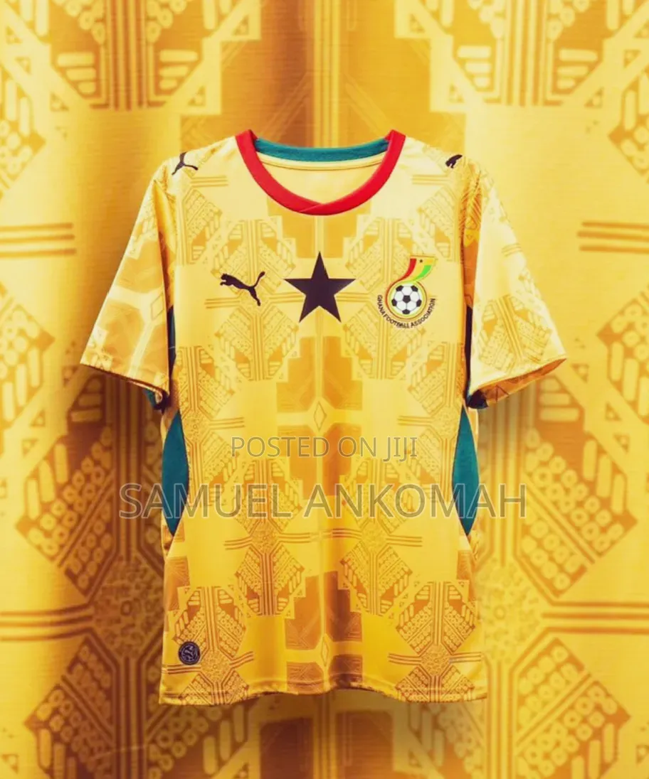 New Ghana Away Jersey 2026 – Vibrant Yellow Edition