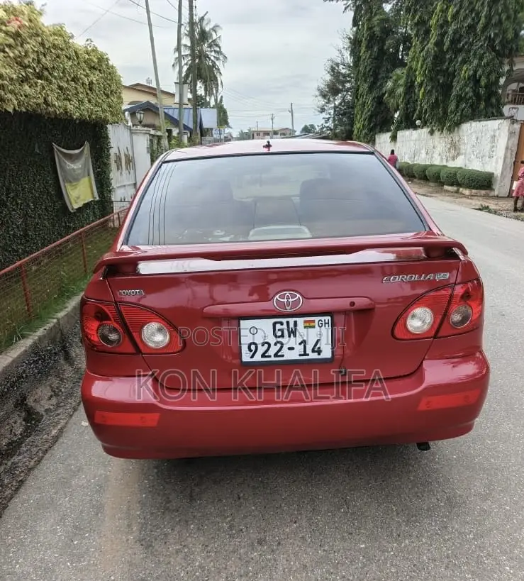 Toyota Corolla LE 2007 Red
