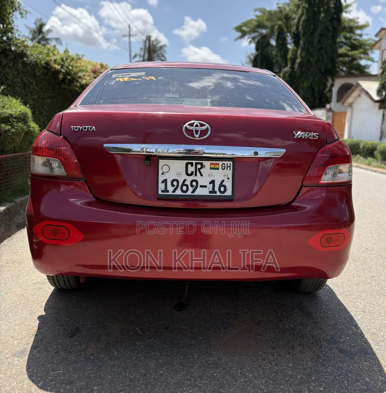 Toyota Yaris 2010 Red