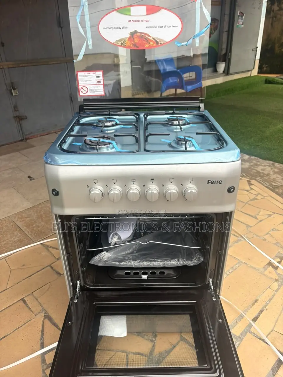 Farre 60*60 All Gas Cooker With Oven and Grill