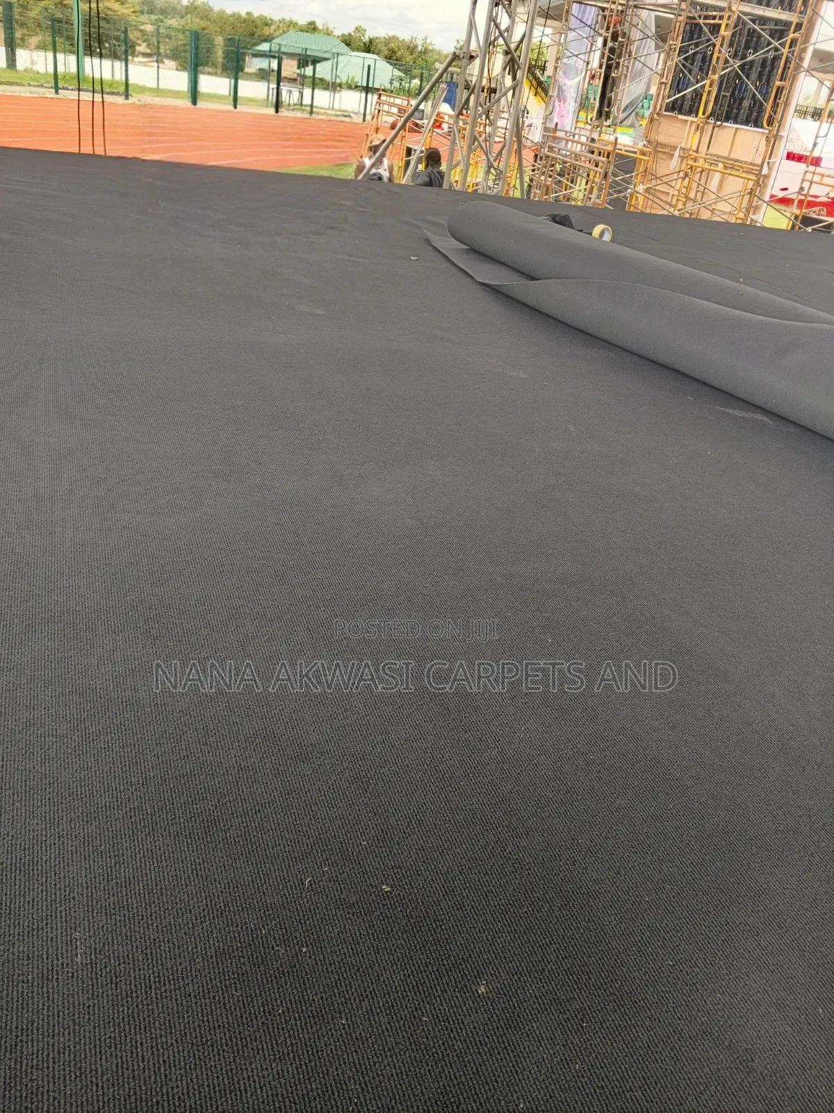 Black Ash Floor/ Stage Carpet
