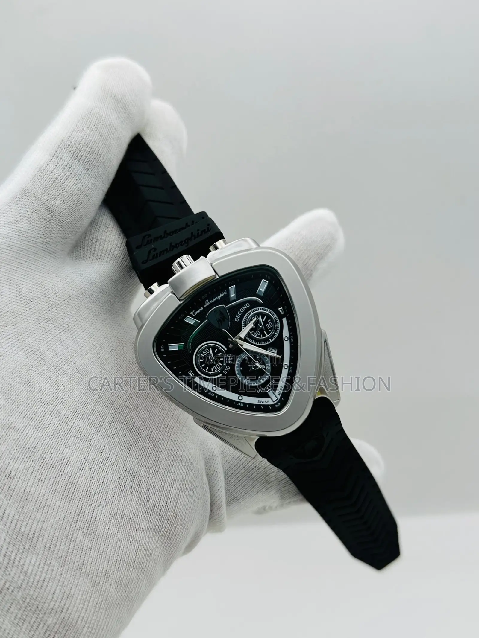 Tonino Lamborghini Rubber Strap Watch