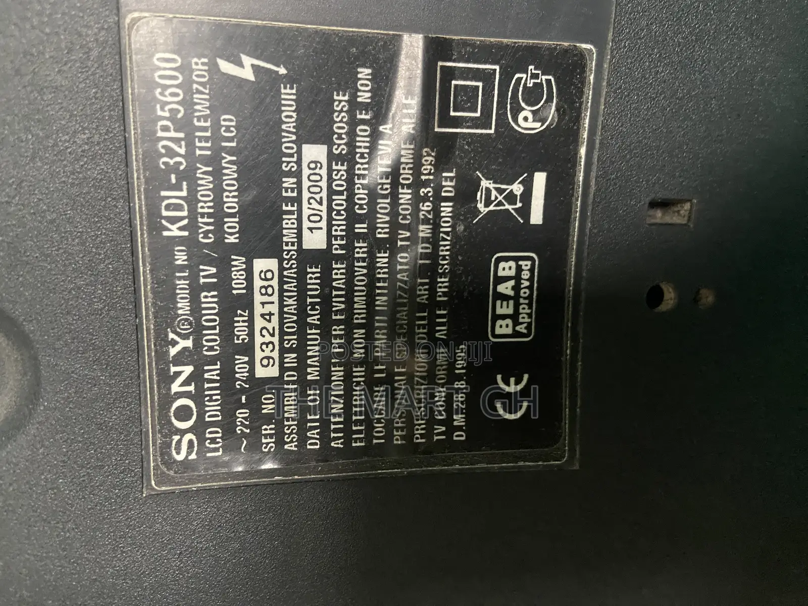 Sony 32 Inches Digital Tv