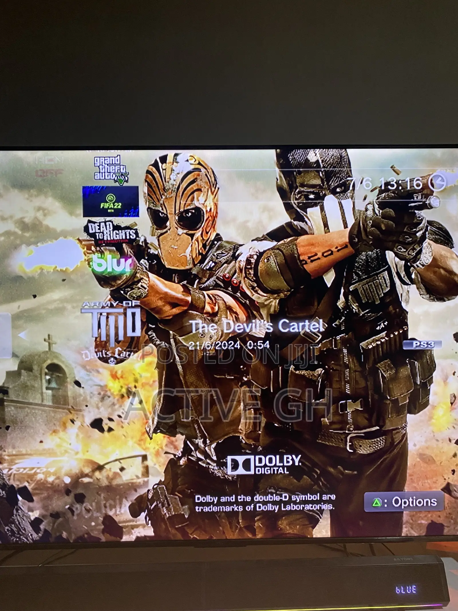 Ps3 Console With 11games and 3pads