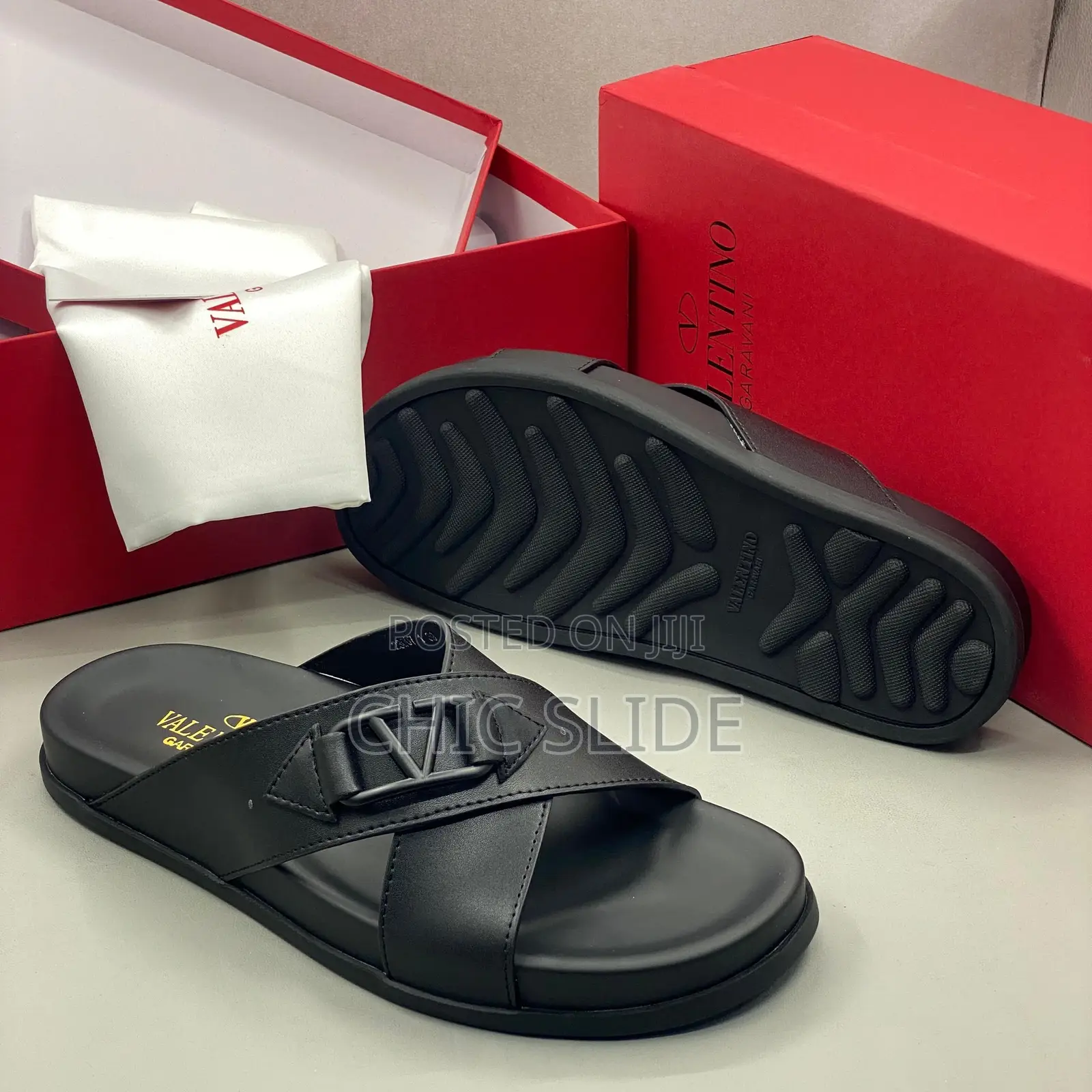 V- Logo Slides