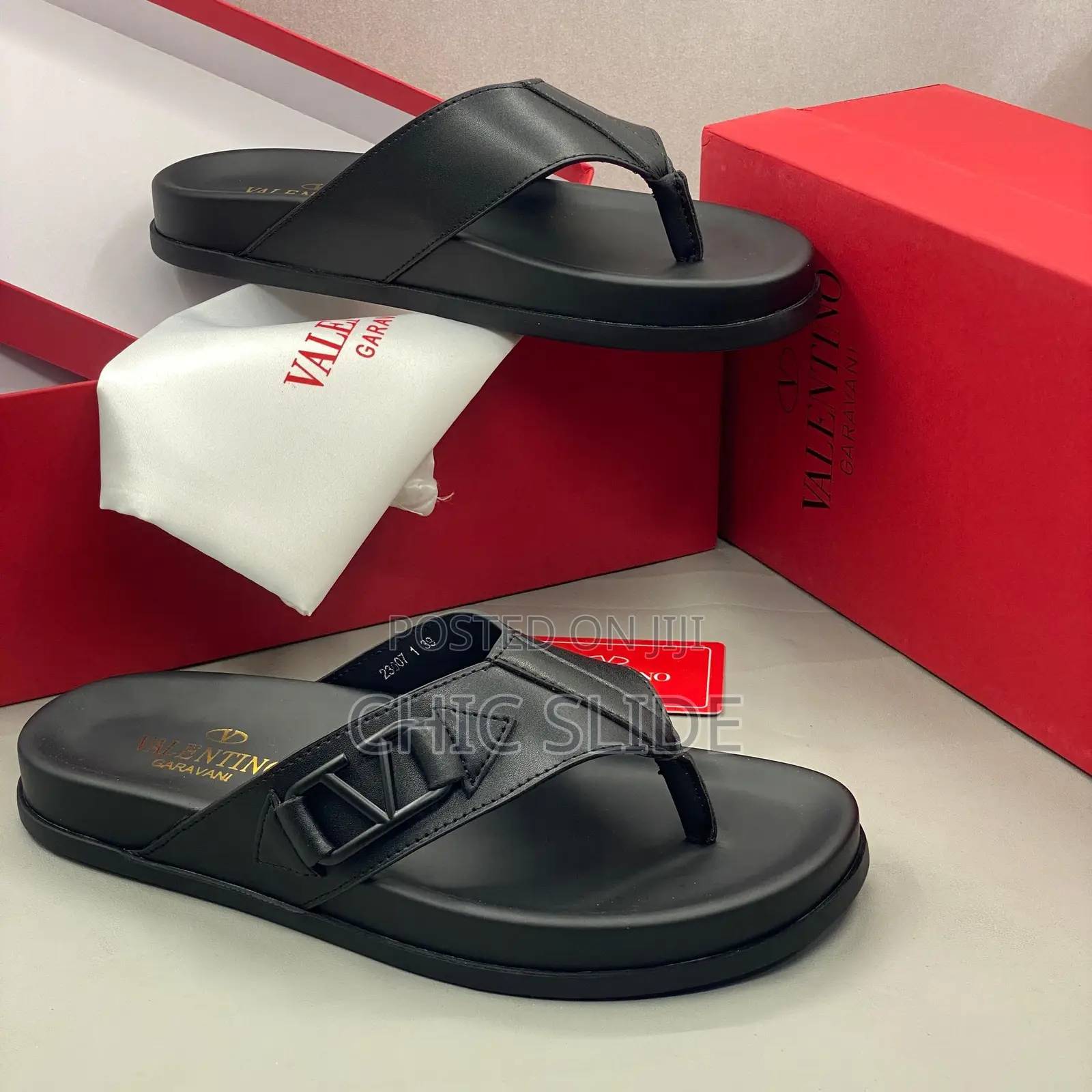V- Logo Slides