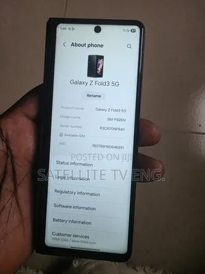 Samsung Galaxy Z Fold3 5G 256 GB Black