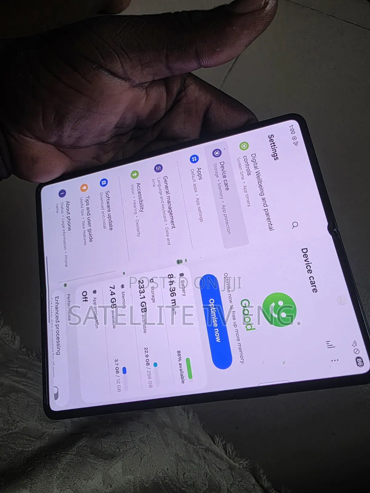 Samsung Galaxy Z Fold3 5G 256 GB Black