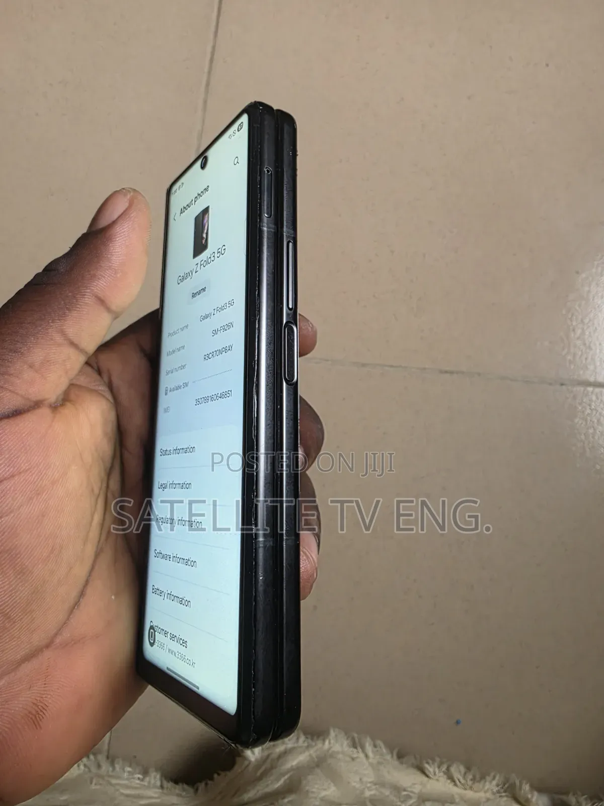 Samsung Galaxy Z Fold3 5G 256 GB Black