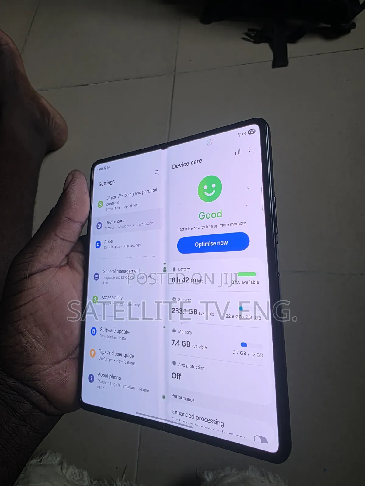 Samsung Galaxy Z Fold3 5G 256 GB Black