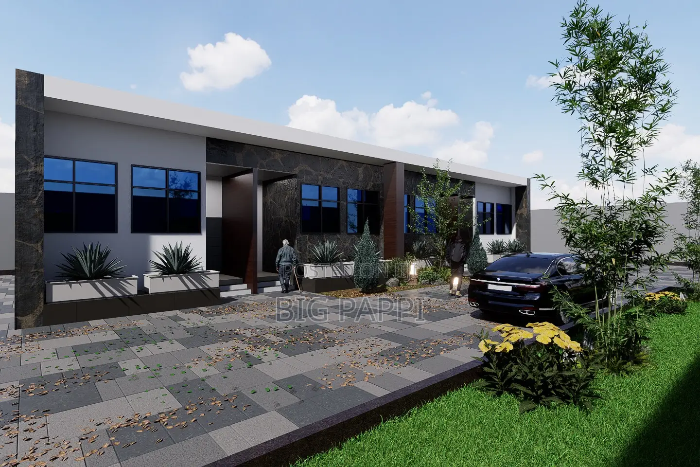 4 Units Of 1 Bedroom Architectural And Structural Plan