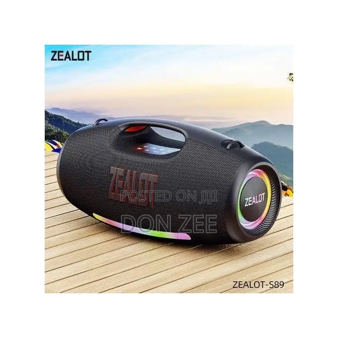 Zealot S89 Bluetooth Speaker 250 W With Solid Bass RGB Lights 48000 Ma