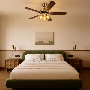 Accra Installation Included 48-Inch 5-Blade Quiet Ceiling Fan Light
