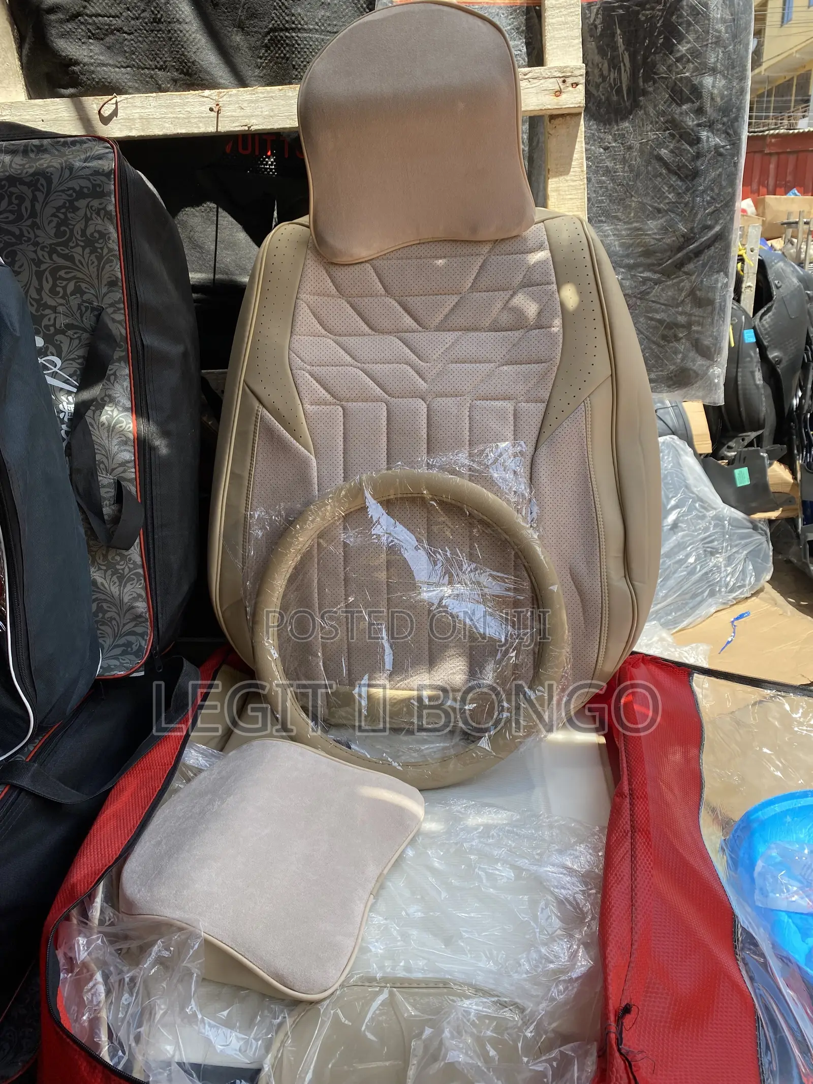 High Quality Half Leather Seat Cover