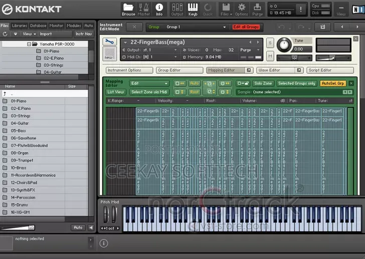 Yamaha PSR 3000 Kontak VST Software
