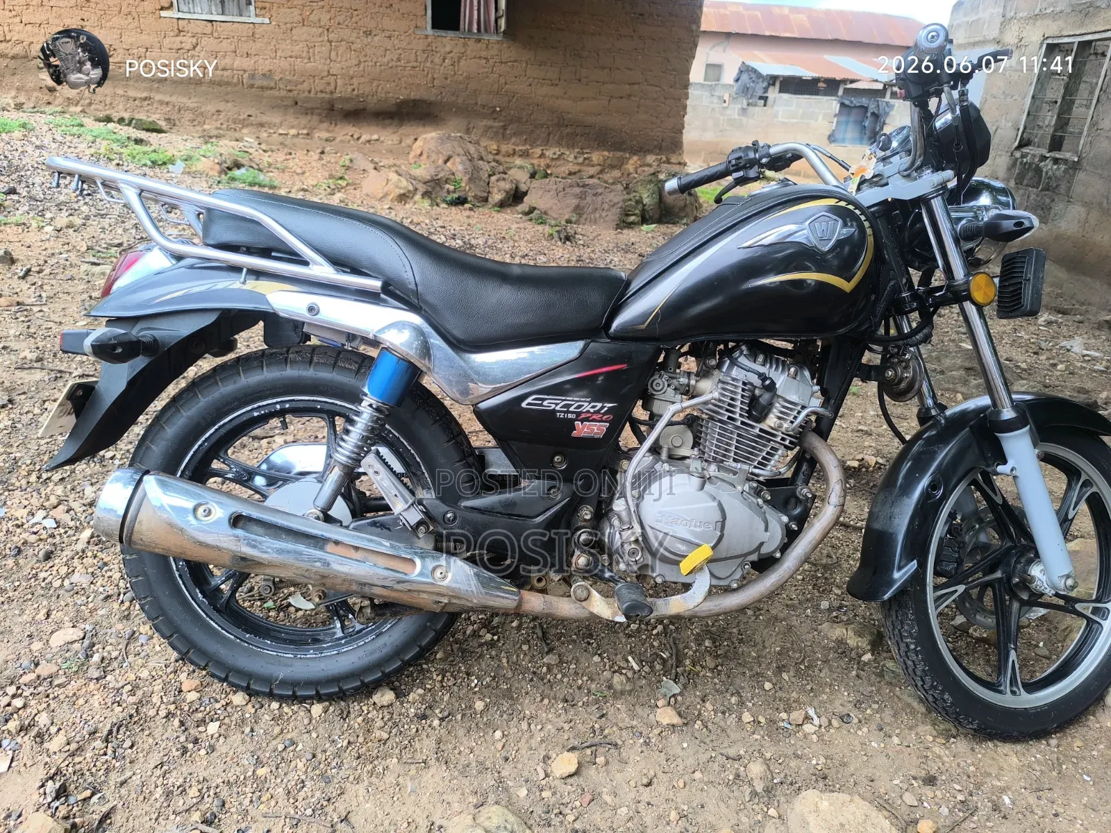Haojue TZ150 PRO 2023 Black