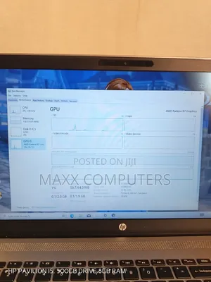 Laptop HP Pavilion 15 8GB AMD Ryzen HDD+SSD 500GB
