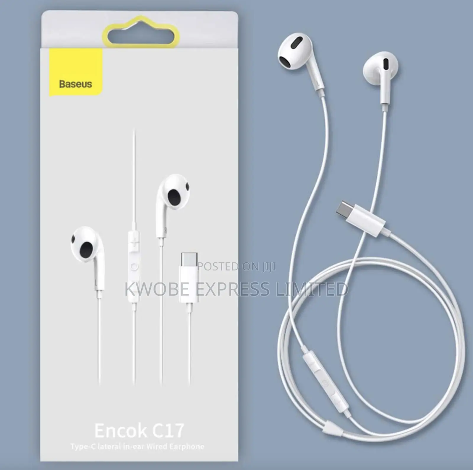 Baseus C17 In-ear Wired Earphones With Mic
