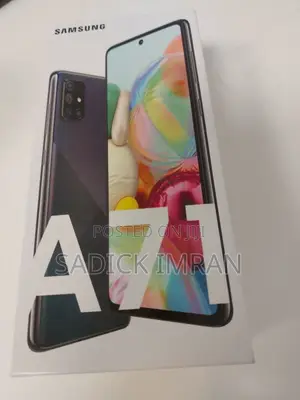 New Samsung Galaxy A71 128 GB Black