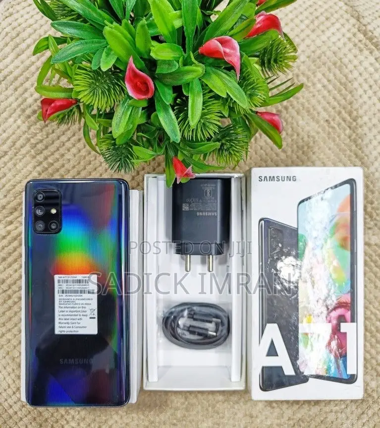 New Samsung Galaxy A71 128 GB Black