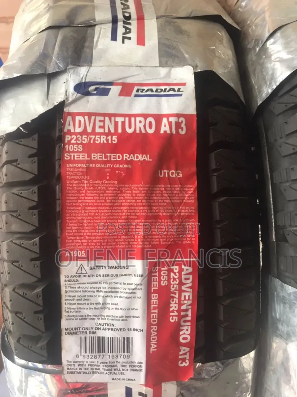 Gt Tyres, Giti Tyres and Royal Black