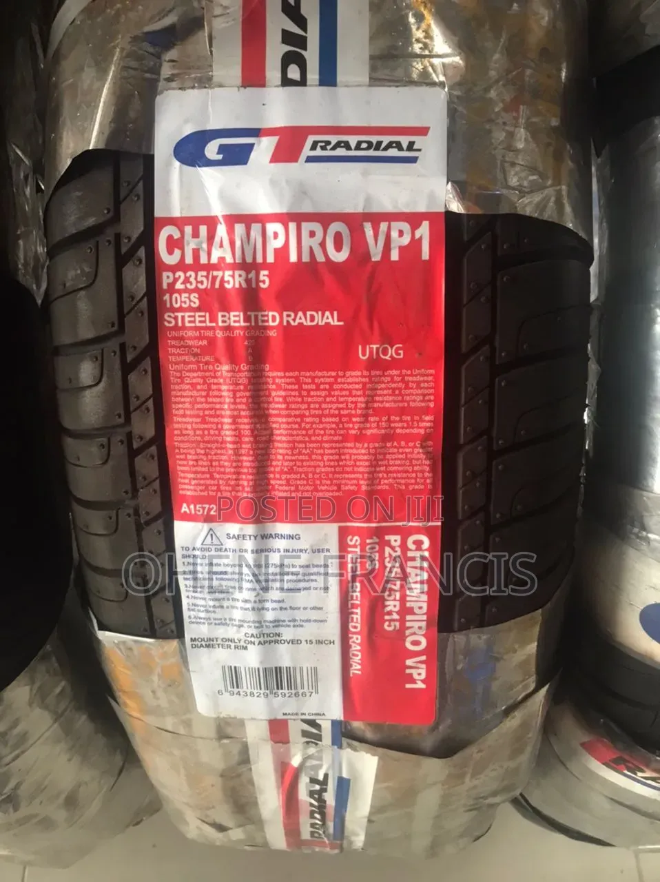 Gt Tyres, Giti Tyres and Royal Black