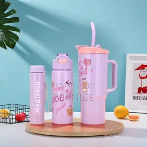 Fashionable 3-in-1 Tumbler With Straw
