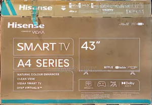 Slightly Used Hisense 43" A4 Series Smart Tv (With Original Box)