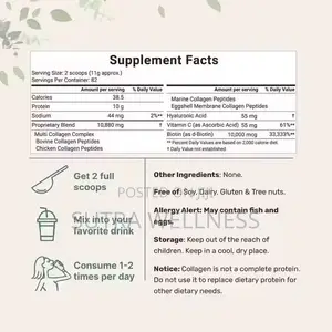Multi Collagen Peptides Powder (82 Servings)