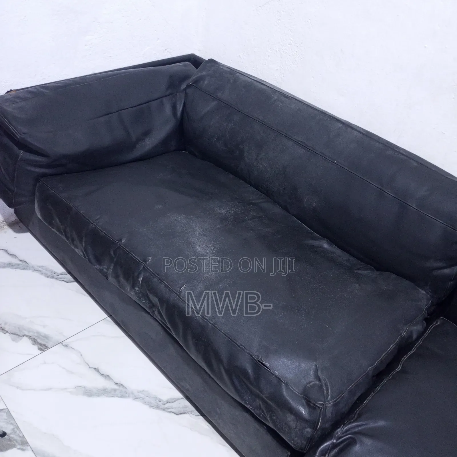 Double 2 in 1 Leather Sofa