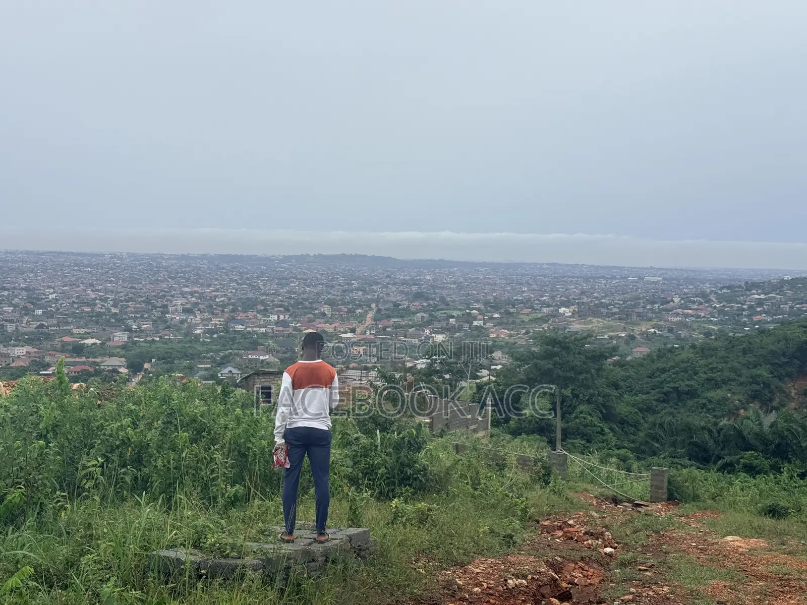 Titled Hilltop Land for Sale at Abokobi Hills