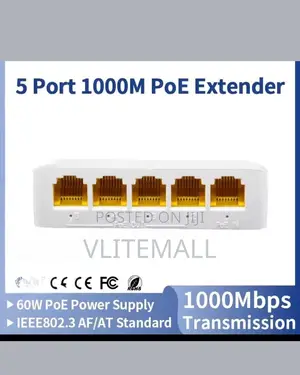 Horaco 5-Port Gigabit Poe Extender