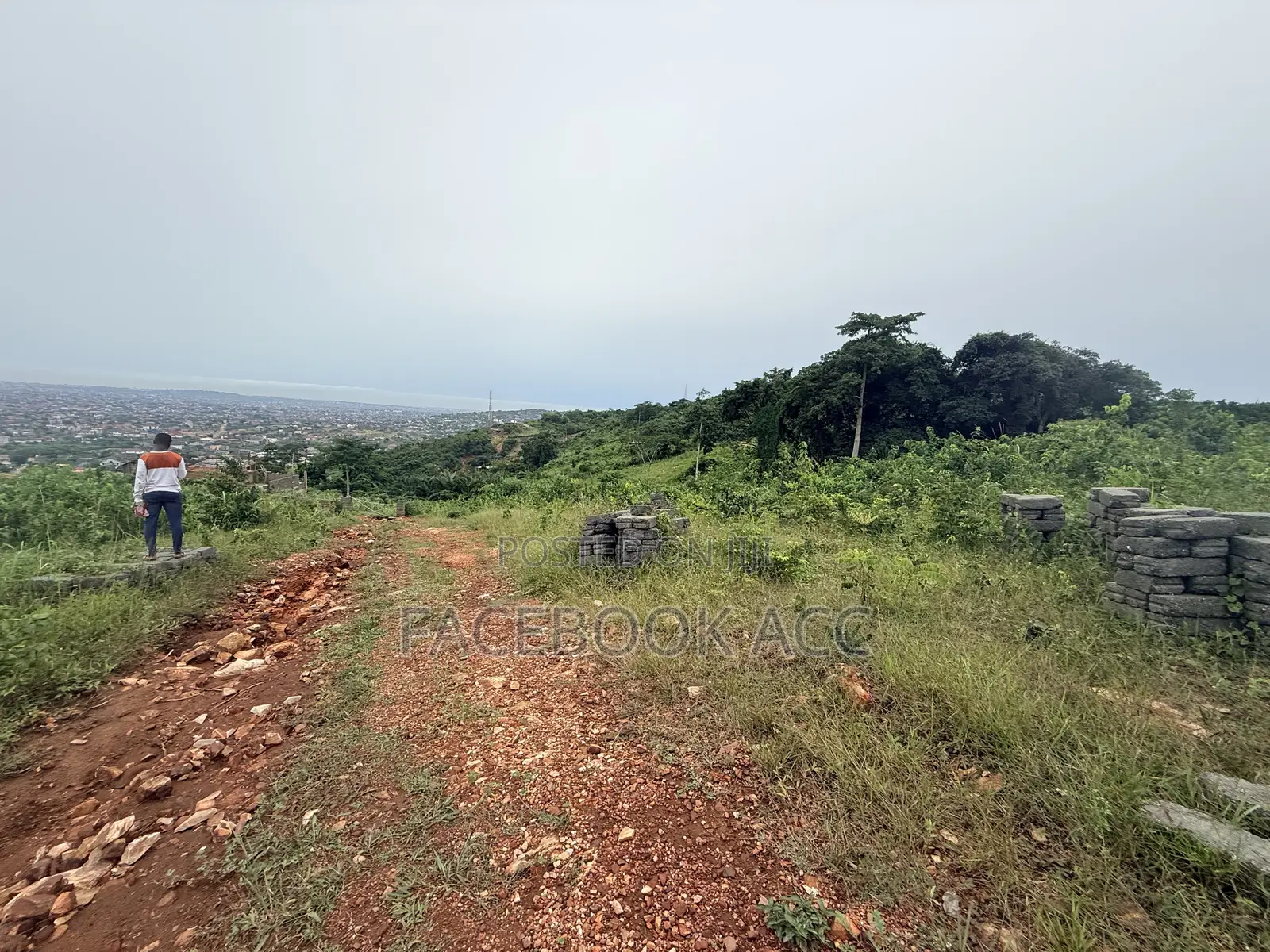 Titled Hilltop Land for Sale at Abokobi Hills