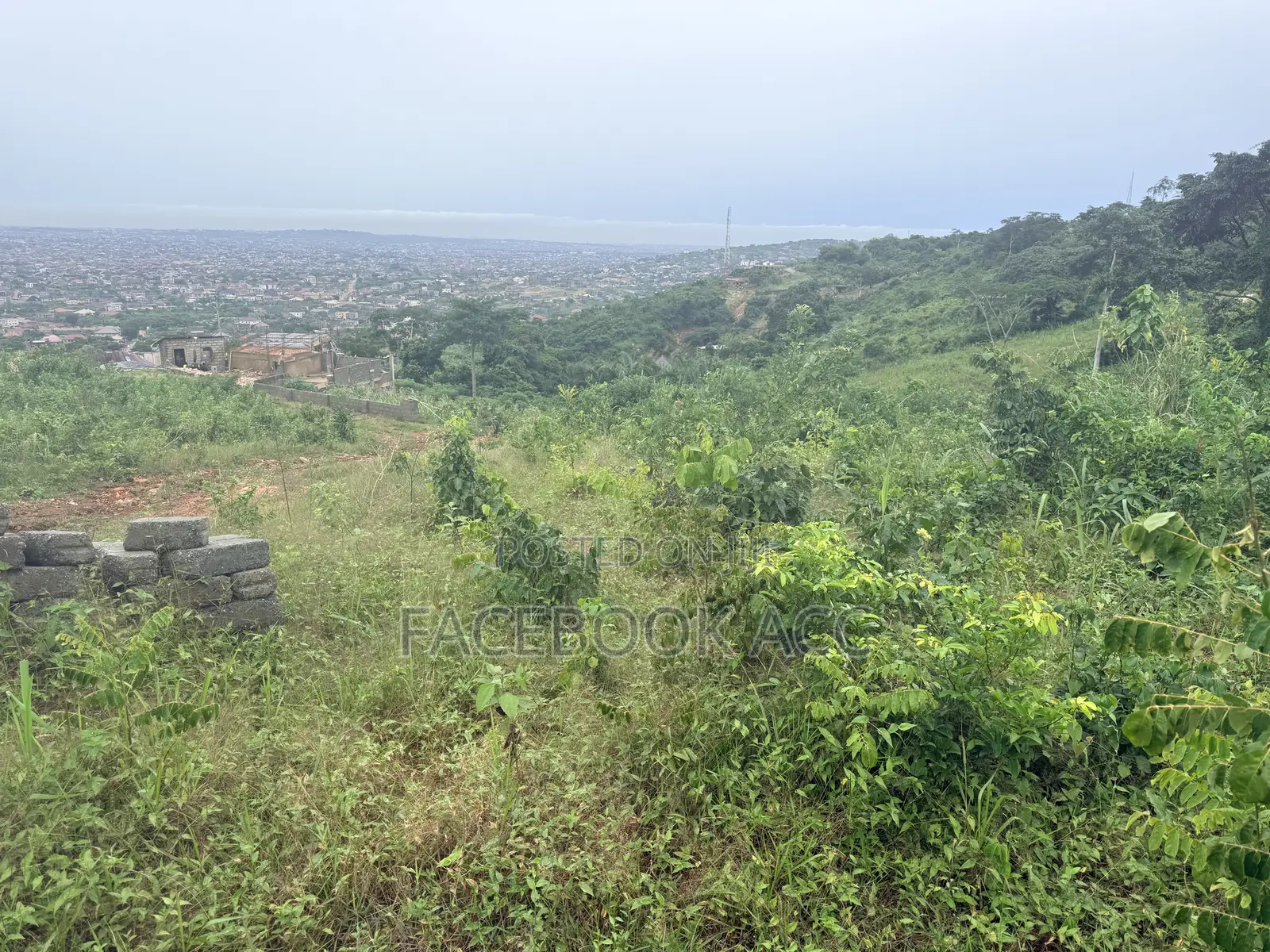 Titled Hilltop Land for Sale at Abokobi Hills
