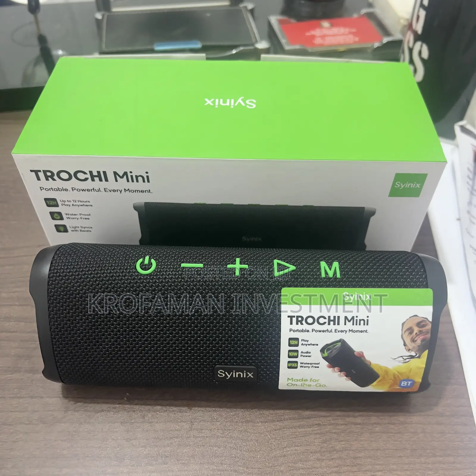 Syinix Trochi Mini Portable Speaker