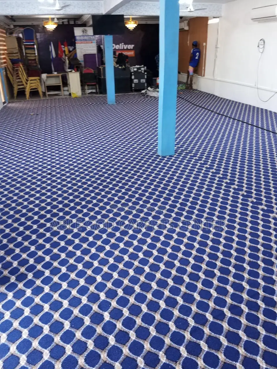 Industrial Graphic Design Carpets for Conference Room and Churche