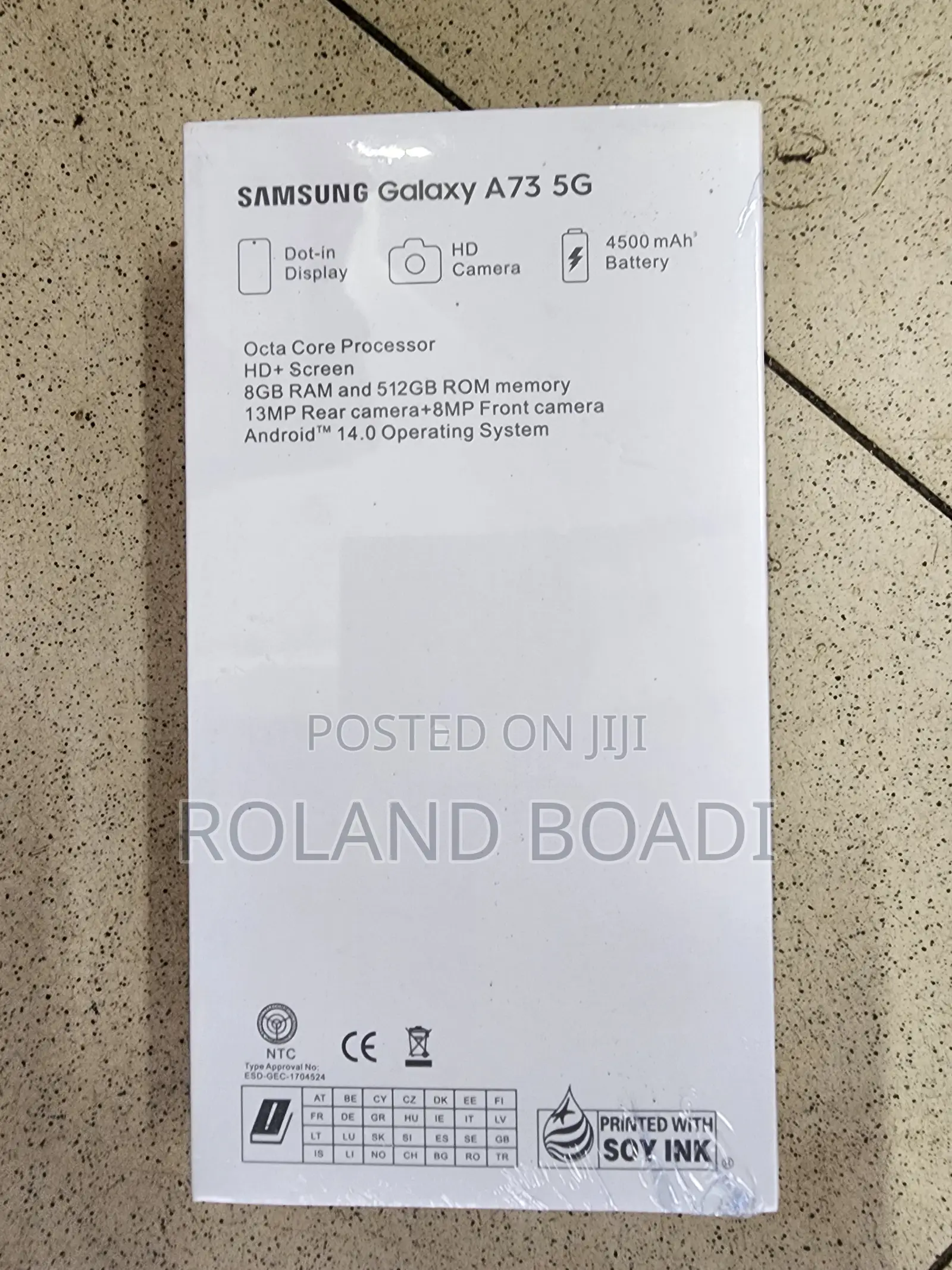 New Samsung Galaxy A73 5G 256 GB Black
