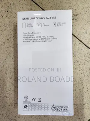 New Samsung Galaxy A73 5G 256 GB Black