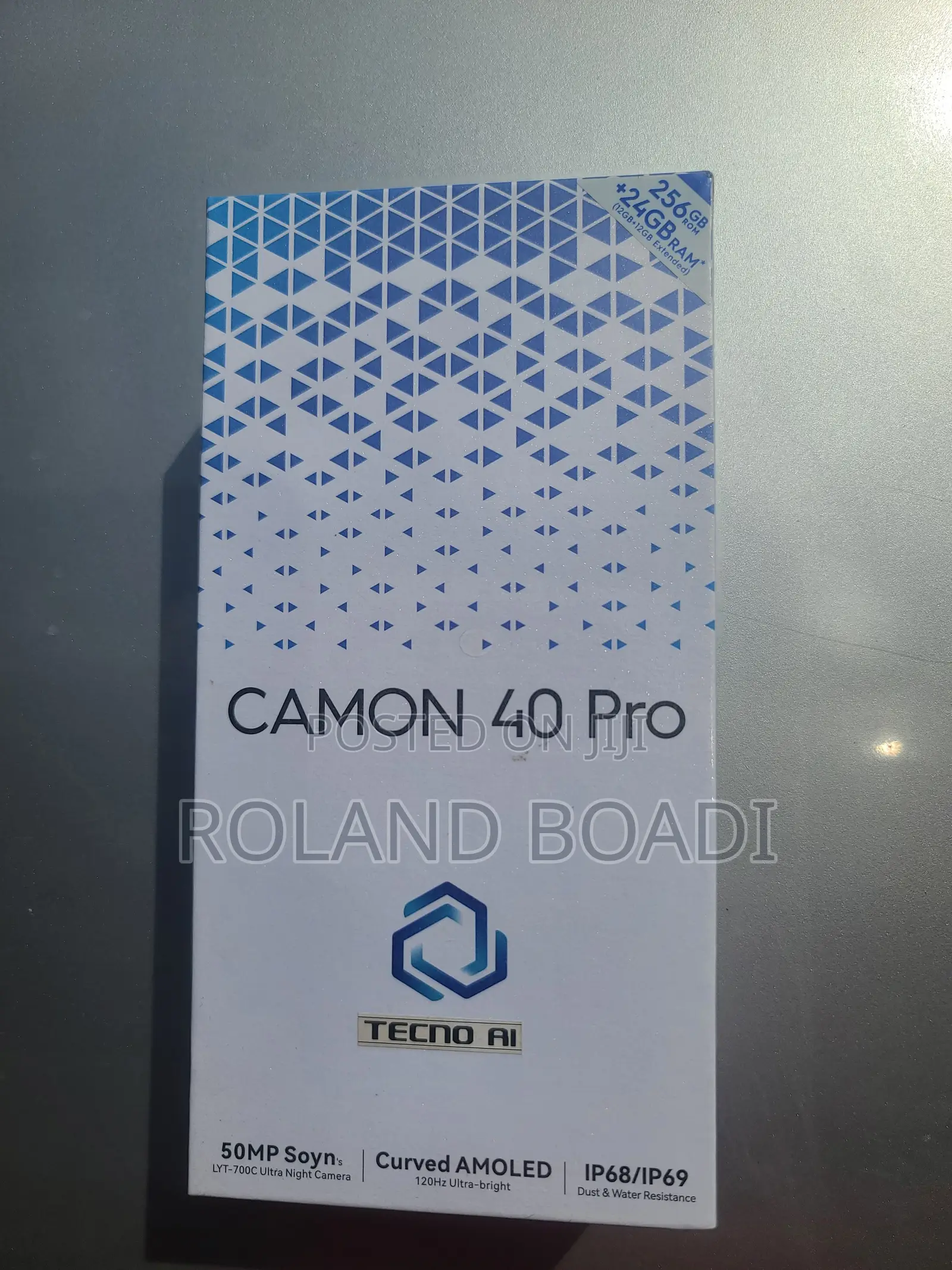 New Tecno Camon 40 Pro 5G 256 GB Black