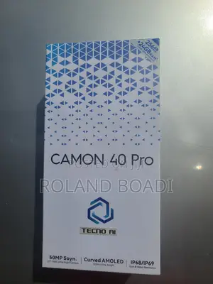 New Tecno Camon 40 Pro 5G 256 GB Black