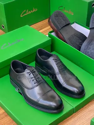 Clarks Leather Penny Loafers