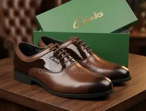 Clarks Leather Penny Loafers