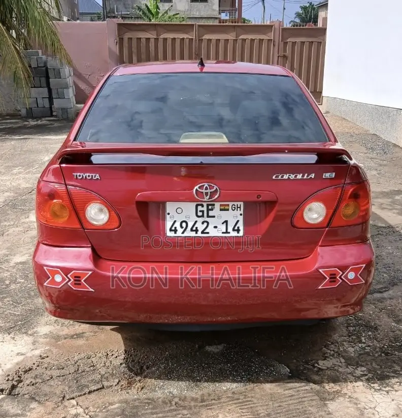 Toyota Corolla 2006 Red