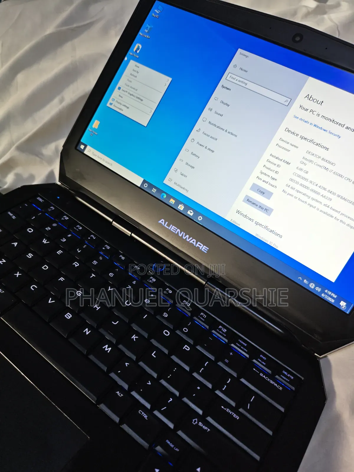 Laptop Alienware 13 R2 6GB Intel Core i7 HDD 1T