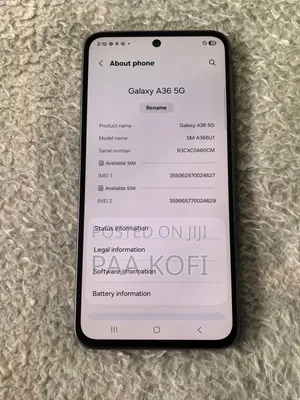 New Samsung Galaxy A36 128 GB Black