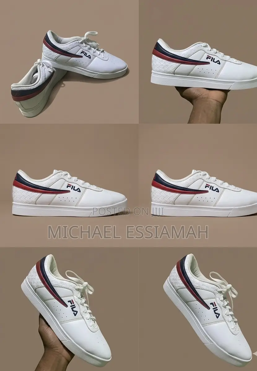 White Fila Unisex Shoe