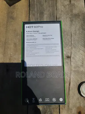 New Infinix Hot 60 Pro+ 256 GB Black